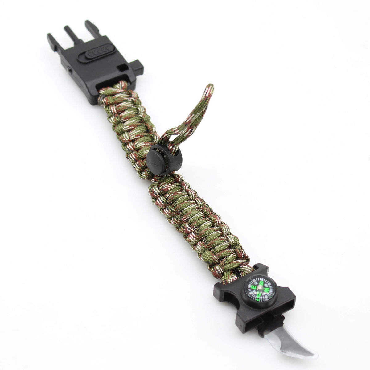 Paracord Survival Bracelet with Mini Light