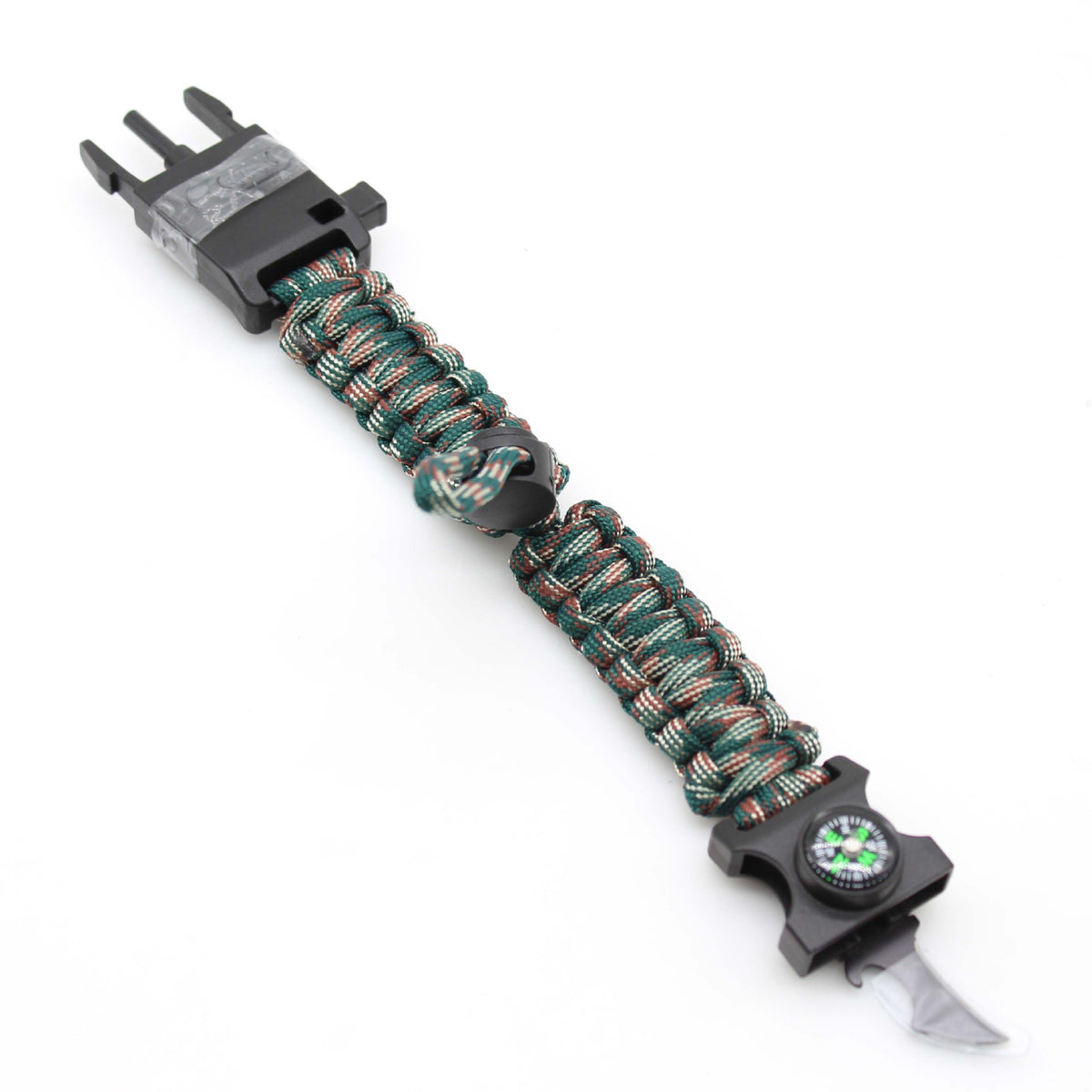 Paracord Survival Bracelet with Mini Light