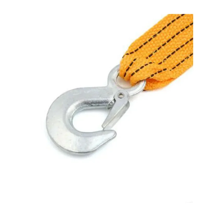 5 Ton 4 Meter Tow Rope For Truck Snatch Strap Off-road Towing Ropes Trailer Winch Cable Belt Car Traction 1pc