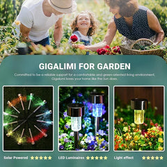 Garden Lights Solar Powered Lamp