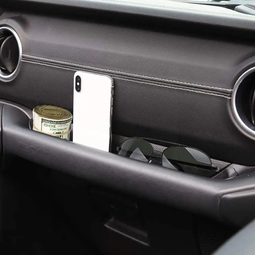 Grab Tray Interior Storage For Jeep Wrangler JL Passenger Storage Tray Fits 2019 2020 2021 2022 2023 Car Interior Accessori V1V5