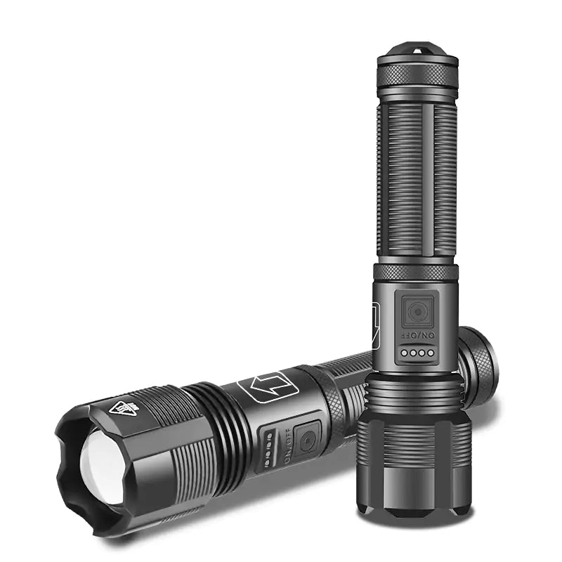 Tactical LED Flashlight 🔦 | Ultra Bright • Rechargeable • Waterproof
